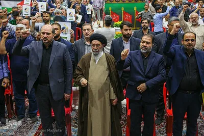 سوگواره هفتمین روز شهادت رئیس‌جمهور در اصفهان