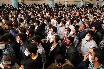 دیدار رمضانی جمعی از دانشجویان با رهبر معظم انقلاب