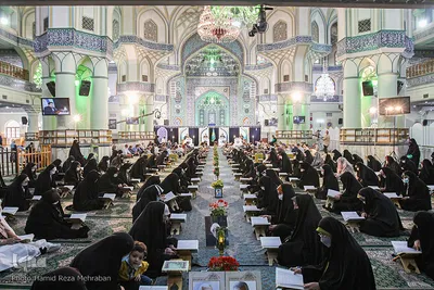 مراسم جز خوانی در حرم حضرت عبدالعظیم حسنی