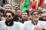 مراسم تجمع مردم اهر در سوگ رهبر شهید انقلاب