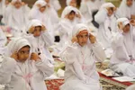 جشن تکلیف دختران در حرم شاهچراغ(ع)‎