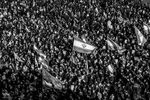 تجمع سوگواران امام خامنه‌ای در میدان امام اصفهان