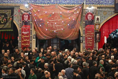 عزاداری ظهر تاسوعا زیر خیمه چندصدساله هارونیه اصفهان