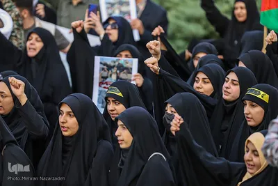 تجمع دانشجویان، طلاب و دانش آموزان در حمایت از مقاومت فلسطین‎