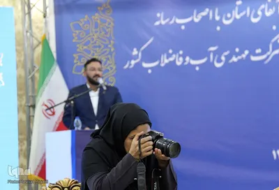 نشست خبری مدیرعامل آبفا استان یزد با همراهی مدیر روابط عمومی آبفا کشور