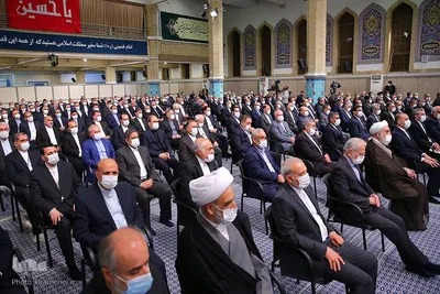 دیدار سفیران و مسئولان وزارت امور خارجه با رهبر انقلاب
