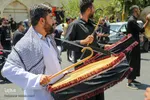 دسته عزاداری روز عاشورا در همدان‎