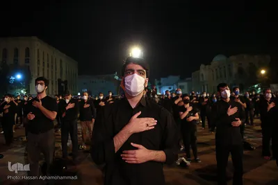 مراسم عزاداری شب چهارم محرم در هیئت میثاق با شهدا در دانشگاه افسری امام علی(ع) تهران