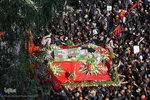 مراسم خاکسپاری پیکر مطهر سردار شهید حاج عبدالله اسکندری در شیراز‎‎