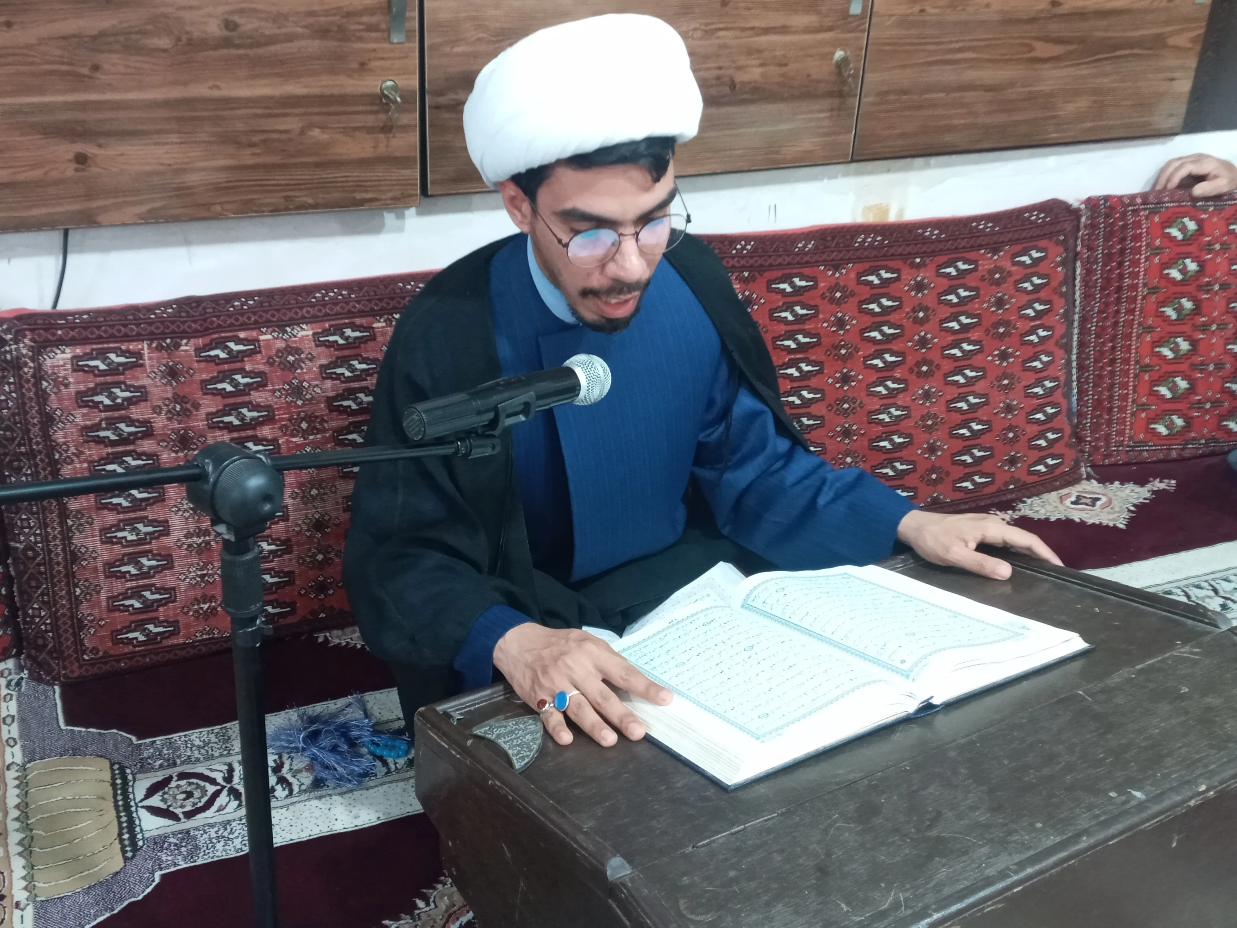 محفل جزءخوانی قرآن در حسینیه اهل‌ البیت(ع) بوشهر برگزار شد