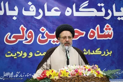 آیین افتتاح زیارتگاه شاه حسین ولی در تبریز