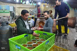 پخت سمنو در شیراز‎