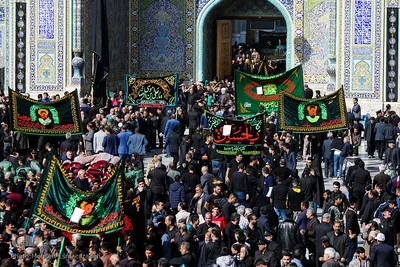 عزاداری ۲۸ صفر در حرم مطهر رضوی