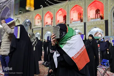 مراسم پرفیض احیای شب بیست‌ویکم ماه رمضان در حرم رضوی