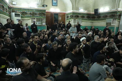 سوگ رضوی در حرم مطهر امامزاده علی بن جعفر(ع) قم