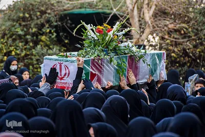 مراسم تشییع شهدای گمنام در سمنان