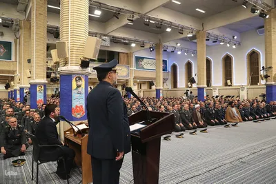 دیدار جمعی از فرماندهان نیروی هوایی با مقام معظم رهبری