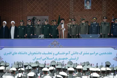 مراسم دانش‌آموختگی دانشجویان دانشگاه‌های افسری ارتش