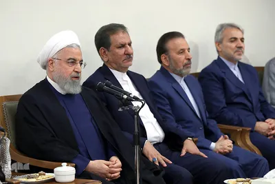 دیدار رئیس‌جمهور و اعضای هیأت دولت