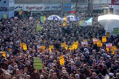 مراسم گرامیداشت دهمین سالگرد حماسه ۹ دی