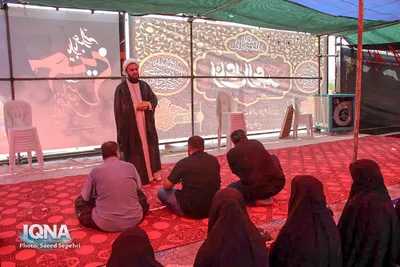 خدمت مواکب ملایر به زائران اربعین
