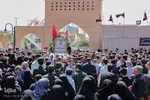 تشییع پیکر شهید علی‌اکبر معصومی‌نژاد در اراک/عکاس:طاها نظیری