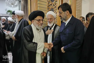 مجلس ترحیم آیت الله فیاض و گرامیداشت شهدای جنگ ۱۲ روزه در حرم بانوی کرامت