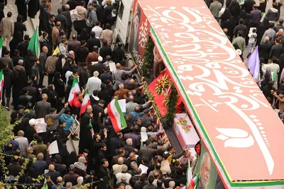 تشییع پیکر سرلشکر شهید مجید خادمی و ۵ تن از شهدای اقتدار در شیراز