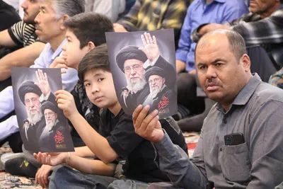 مهاجرین افغانستانی مقیم استان فارس در سوگ رهبر شهید امت