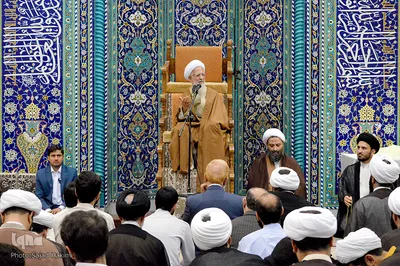 جشن عمامه گذاری طلاب در میلاد امام زمان(ع) در قم