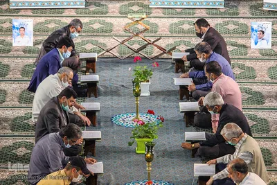 مراسم جز خوانی در حرم حضرت عبدالعظیم حسنی