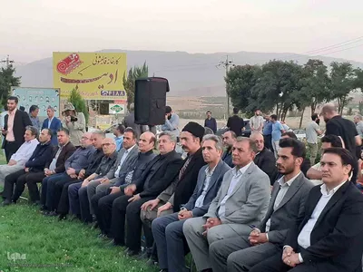آیین اهتزاز پرچم جشنواره ملی تئاتر کوتاه ارسباران در اهر