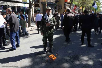 راهپیمایی بشارت نصر در شهرستان اهر