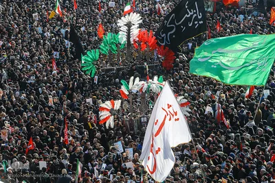 تشییع پیکر شهید قاسم سلیمانی در تهران