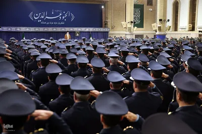 دیدار جمعی از فرماندهان نیروی هوایی با مقام معظم رهبری