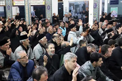 مراسم شام غریبان رهبر شهید انقلاب در اهر
