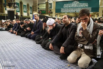 مراسم عزاداری شام شهادت حضرت فاطمه زهرا (س) در حسینه امام خمینی