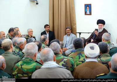 دیدار جمعی از فرماندهان نیروهای مسلح