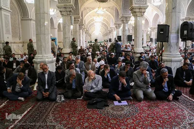 مراسم بزرگداشت شهدای حمله تروریستی تهران
