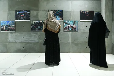 آیین افتتاح نمایشگاه عکس «تهران؛ خط مقدم مقاومت»