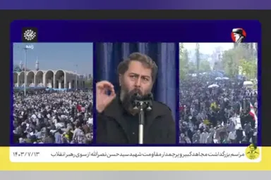 فیلم | شعرخوانی احمد بابایی در جمعه نصر