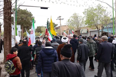 مراسم راهپیمایی روز قدس در نایین