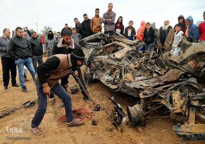 غزه در التهاب آتش و خون