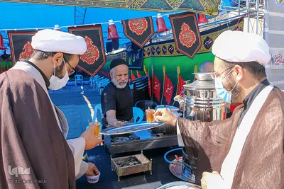 آماده سازی مواکب در بین‌الحرمین شیراز جهت مراسم اربعین