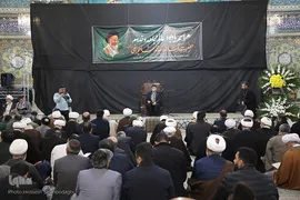 مراسم یادبود آیت‌الله سید محمد شاهچراغی در قم