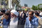 راهپیمایی جامعه شیعی و اهل‌سنت بوشهر در حمایت از مردم بی‌دفاع غزه