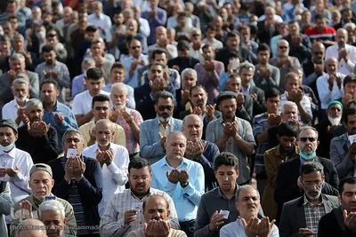 نماز عید سعید فطر در جوار حرم مطهر حضرت عبدالعظیم حسنی علیه‌السلام