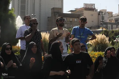 حرکت دسته های عزاداری به سمت حرم مطهر رضوی