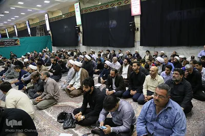 مراسم ترحیم شهید حجت الاسلام تقوی در قم