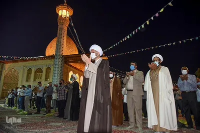 حرم شاهچراغ(ع)، غرق در شادی عید ولایت